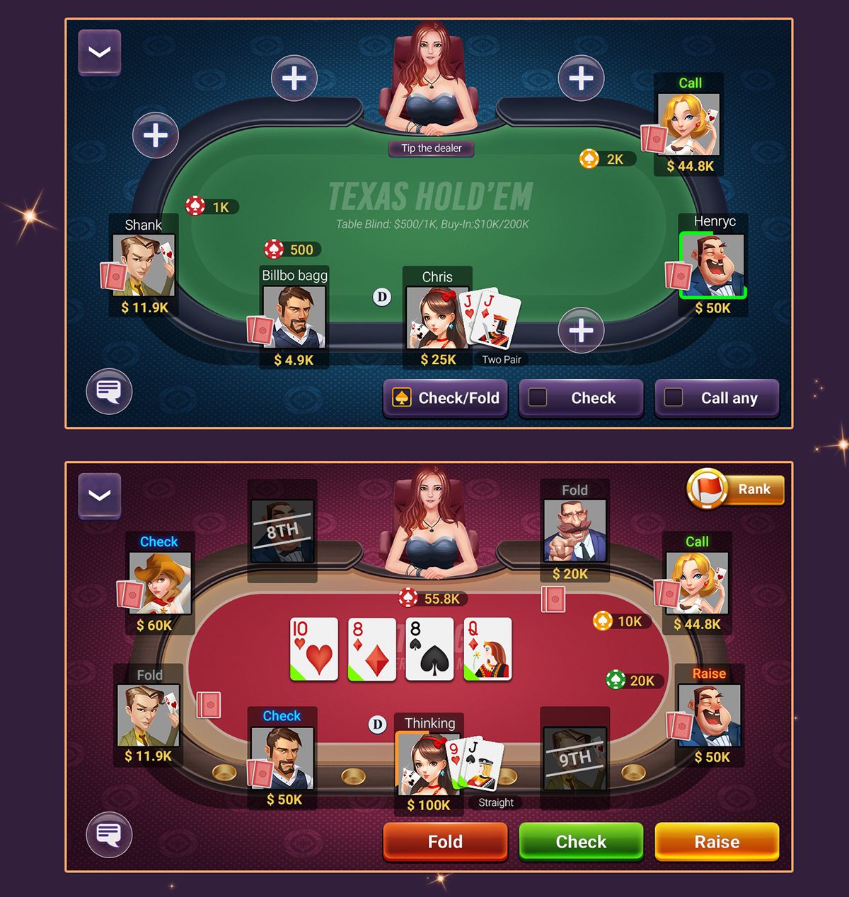 Gold Fish Casino آن لائن کیسینو میں اصل گیمز